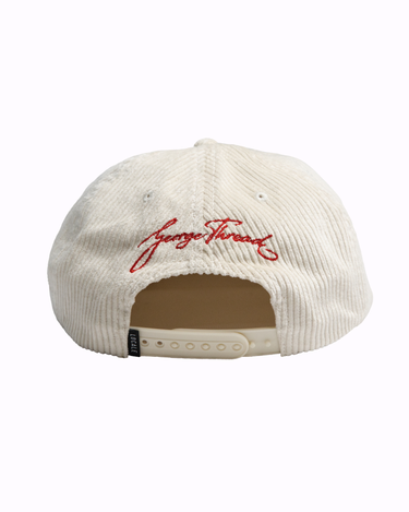 4th of July Hat - White Corduroy Rope Cap USA 250th Anniversary