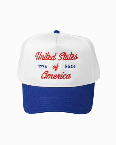 4th of July Hat - Red White Blue Patriotic Cap USA 250th